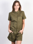 Fox Wrenching Romper FATIGUE GREEN dámske šaty krátke - XS