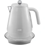 DeLonghi KBY2011.W biela / Rýchlovarná kanvica / 1,7 l / nerez / digitálne nastavenie teploty / Keep warm (8004399032804)