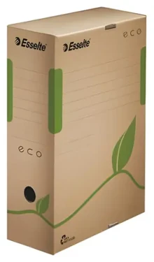Leitz Esselte ECO archivačná krabica hnedá / Archivačná krabica / 100 mm / A4 / 140 g (623917)