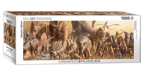 EUROGRAPHICS Panoramatické puzzle Dinosaury