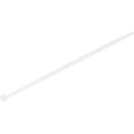 TRU COMPONENTS 1578031, sťahovacie pásky, 4.80 mm, 500 mm, biela, žiarovo stabilizované, 100 ks; 1578031