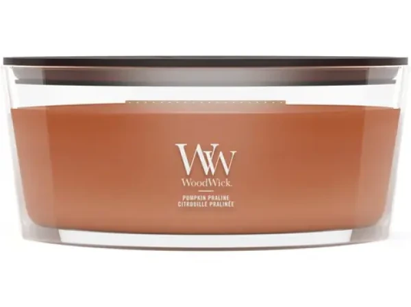 Woodwick Pumpkin Praline sviečka loď (5038581178851)