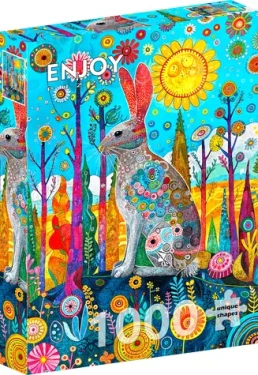 ENJOY Puzzle Rozmarná zajačia krajina