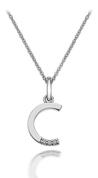Hot Diamonds Náhrdelník Hot Diamonds Micro C Clasic DP403 (retiazka, prívesok)