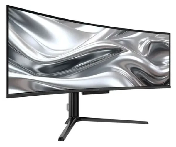 49" LC-Power LC-M49QCO čierna / Monitor / QD-OLED / 5120x1440 / 144 Hz / 1800R / DP+HDMI / USB-C (LC-M49QCO)