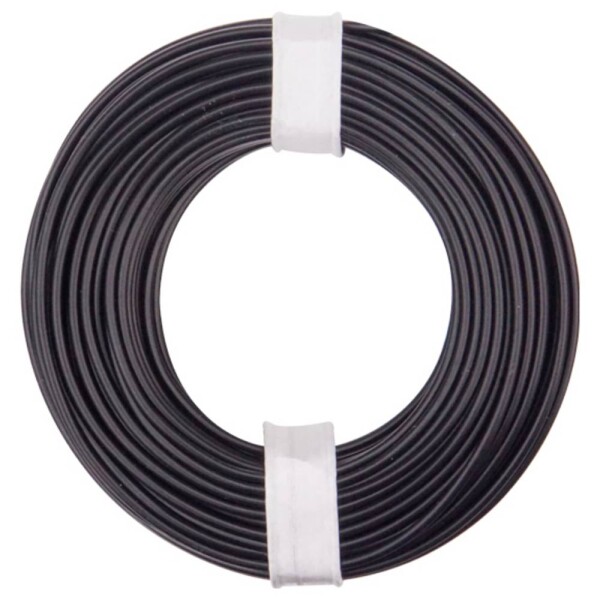Donau Elektronik 175-011 opletenie / lanko LiY 1 x 0.75 mm² + 1 x 0.75 mm² čierna 1 ks; 175-011