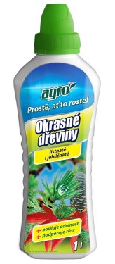 AGRO kvapalné hnojivo pre okrasné dreviny 1 l