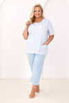 Pyžamo Regina 738 cr/r 2XL-3XL W26 dámske nezapnuté Béžová 3xl