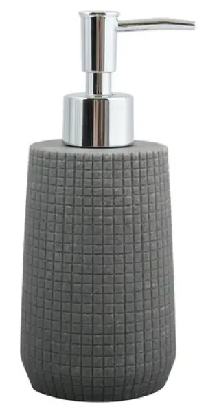 MSV NORDEN dávkovač mydla tmavo šedý / polyresin / 230 ml