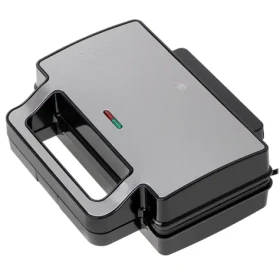 Adler AD 3073 strieborno-čierna / Sendvičovač 2 v 1 / 1000 W / 2 sendviče / vymeniteľné dosky (AD 3073)