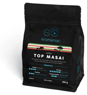 Keňa Top Masai / Zrnková káva / 250 g