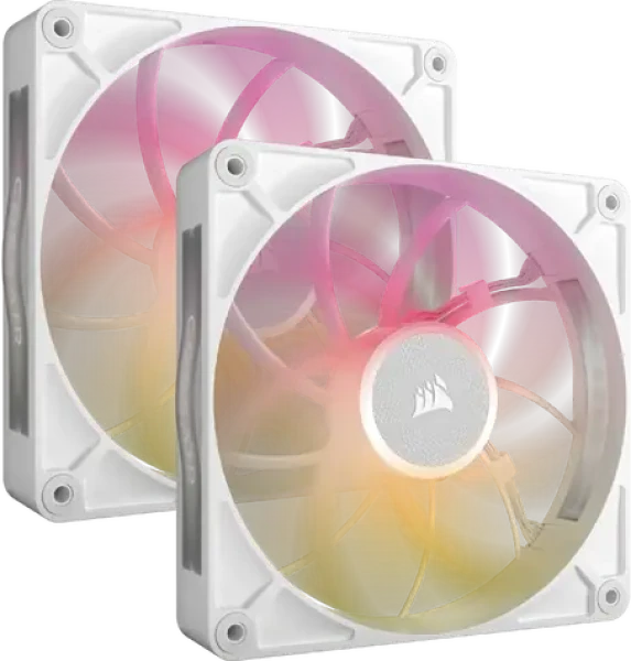 Corsair iCUE LINK RX140 RGB Max 2ks biela/ 140 mm / 36 dB @ 1600 RPM / 103 CFM / PWM (CO-9051040-WW)