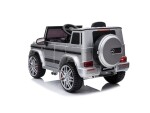 Mamido Elektrické autíčko Mercedes G63 AMG lakované strieborné