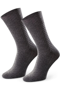Pánske vlnené ponožky 093 GRAFITOVÁ MELANŽ 41-43