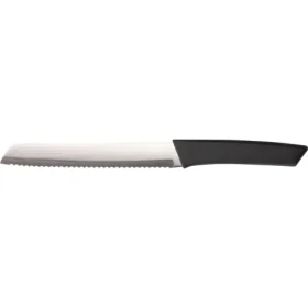 Lamart LT2153 strieborno-čierna / Nôž na chlieb / dĺžka ostrie 20 cm / celková dĺžka 33 cm (8590669379439)