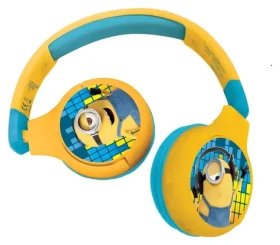 Lexibook Mimoni / Detské bluetooth slúchadlá / Skladacie / Bluetooth 5.0 / Limit hlasitosti 85dB (HPBT010DES)