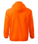 Windy unisex vetrovka neónovo oranžová S
