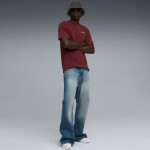 Puma Ess Elevated Relaxed Wash Tee bordová 688048 96 pánske M