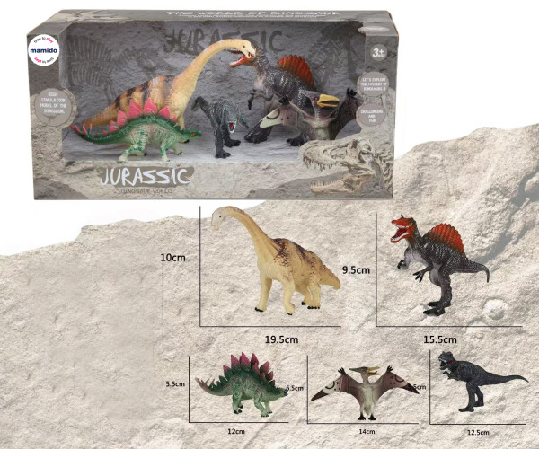 Mamido Mamido Súprava dinosaurov 5 figúrok MT1154