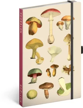 Presco Group Notes Huby Kataríny Winterové / linajkový / 13 × 21 cm (A-32058)