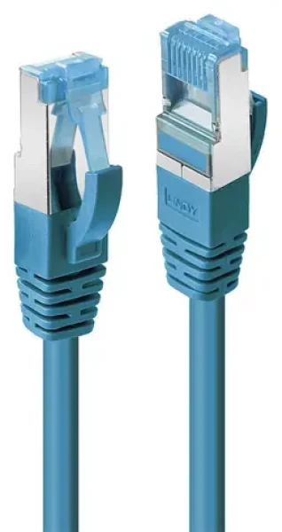 Lindy Cat6a S/FTP PIMF modrá / Patch kabel / RJ-45 / 0,5 m / LSZH (47146)