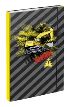 BAAGL Dosky na školské zošity A4 Bager / 23x32x3 cm (A-7297)