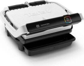 TEFAL Optigrill Elite GC750D30 strieborná / Kontaktný gril / 2000 W / 12 programov / Gril. plocha: 600cm2 (GC750D30/12)