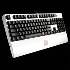 TT eSPORTS MEKA G1 Kombat biela / Herná klávesnica / drôtová / CZ layout (Tt eSPORTS MEKA G1 KOMBAT Whit)