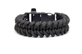 Cordell Čierny Paracord náramok HJ-B-007