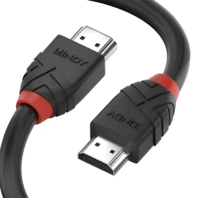 Lindy čierna / HDMI kábel / 5 m / 4K 60Hz / LSZH bez halogénov (36505)