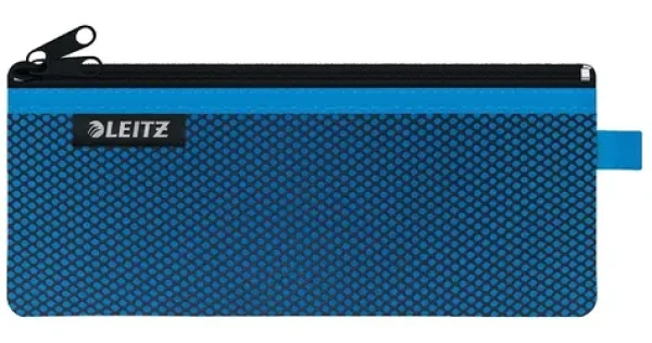 Leitz Wow modrá L / Dvojité textilné vrecko / Sieťovina, nylon / 230 × 150 mm (40130036)