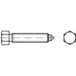 Šesťhranné skrutky TOOLCRAFT 109064 M12 DIN 564 80 mm oceľ 25 ks; 109064