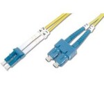 Digitus DK-2932-01 Fiber Optic Patch Cord, LC to SC, Singlemode 09/125 Duplex Length 1m