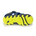 Chlapčenské sandále BUGGA LUMA Dark Blue/Yellow - tmavomodré - 33