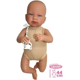 Llorens 844P NEW BORN 2 v 1 - realistická bábika bábätko so zvukmi a mäkkým látkovým telom - 44 cm