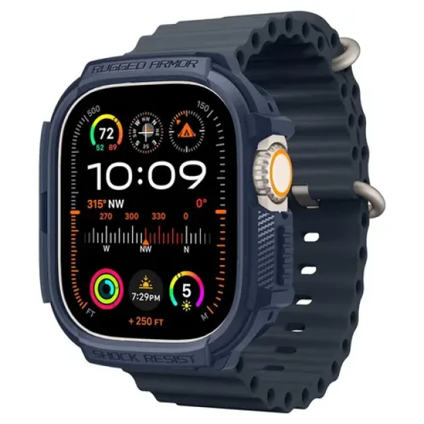 Spigen Rugged Armor ochranný kryt pre Apple Watch Ultra 2/1 49mm modrá (ACS07382)