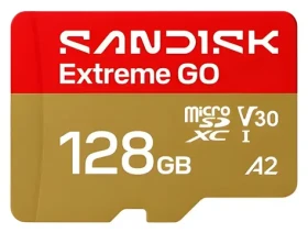 SanDisk Extreme GO microSDXC 128GB / Pamäťová karta / čítanie: až 240 MB/s / zápis: až 120 MB/s (SDSQXGN-128G-GN6MN)