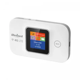 MiFi 4G LTE router biela / Router / Wi-Fi 4 150 Mbps / SIM slot / microSD do 32GB / batéria 5 h (RB-0701)