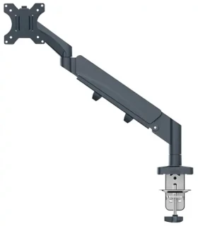 Leitz Ergo rameno na monitor sivé / Rameno na monitor / VESA 75x100 / nosnosť 9 kg / 17-32 palcov (64890089)