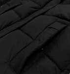 Dámska zimná bunda s kapucňou Glakate black (LU-238001B#) odstíny černé XXL (44)