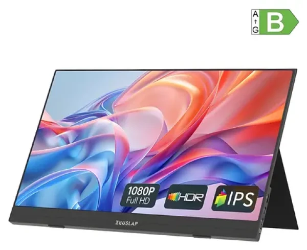 15,6" Zeuslap AP156 / ADS-IPS / Full HD 1920 × 1080 / 16:9 / 250 cd/m2 / 800:1 / USB-C / mini HDMI / prenosný (AP156)