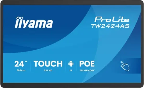 23.8" IIYAMA ProLite TW2424AS-B3P čierna / LED / IPS / 1920 x 1080 / 16:9 / 14 ms / 1000:1 / 450cd-m2 (TW2424AS-B3P)