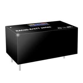 RECOM RAC20-15SK/277 spínaný zdroj 15 V 1.333 A 20 W; RAC20-15SK/277