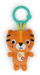 BRIGHT STARTS Hrkálka plyšová na C krúžku tiger Jingle Joy™ 0m+