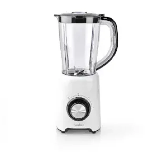 Nedis KABL300CWT bielo-čierna / Stolný mixér / 800 W / 1.5 l / 2 rýchlosti (KABL300CWT)