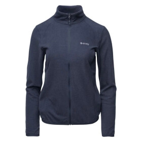 Dámska fleecová mikina Damis II FULL ZIP W 92800621589 tmavomodrá - Hi-Tec L