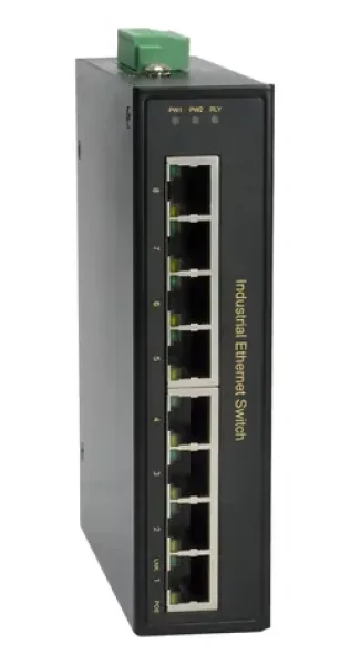 LevelOne priemyselný switch IP30 12x FE PoE+ / Switch / DIN lišta / kovové telo / -40 až 75 ° C / 126W PoE (IFP-0801)