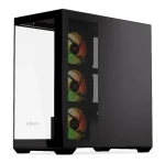 KRUX EXO čierna / PC skriňa / ATX / micro-ATX / mini-ITX / tvrdené sklo / 4X ARGB ventilátor (KRXD004)