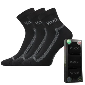 VOXX ponožky Caddy B 3 páry čierne 1 balenie 35-38 117333