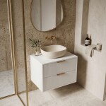 REA - Kúpeľňová skrinka pod umývadlo Mono 60cm White REA-M0402